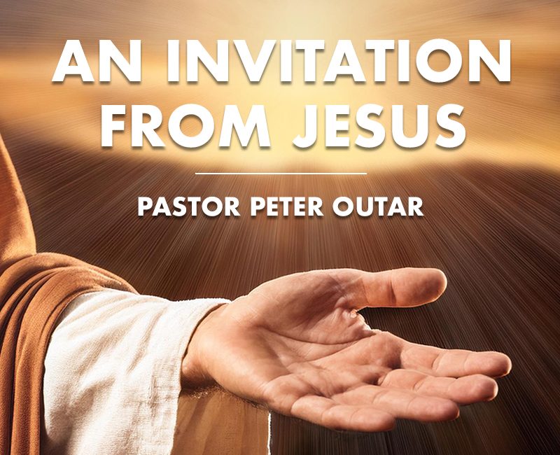 An invitation from Jesus